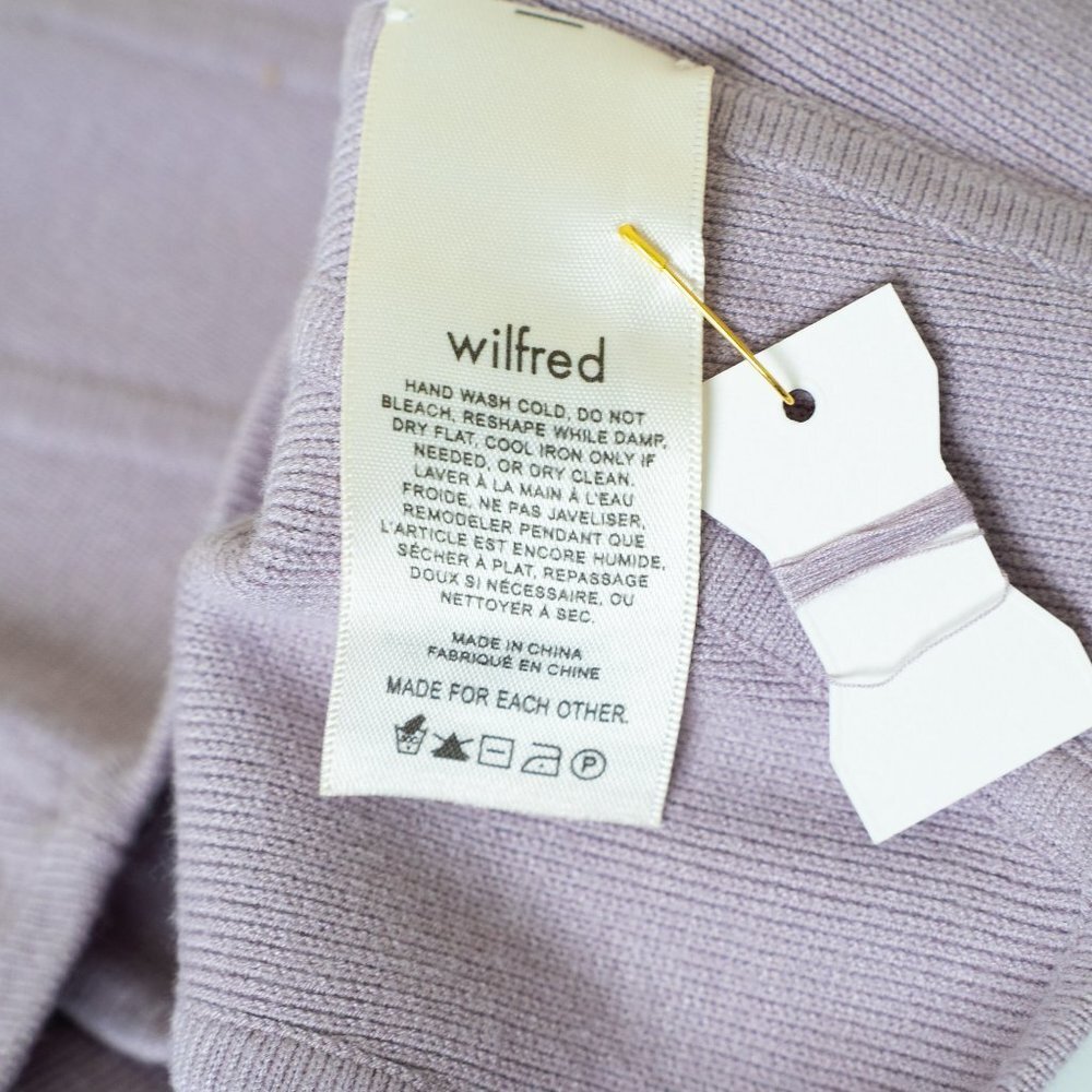 Aritzia Wilfred Natalie Sculp Knit Sweater Top - Picture 4 of 6